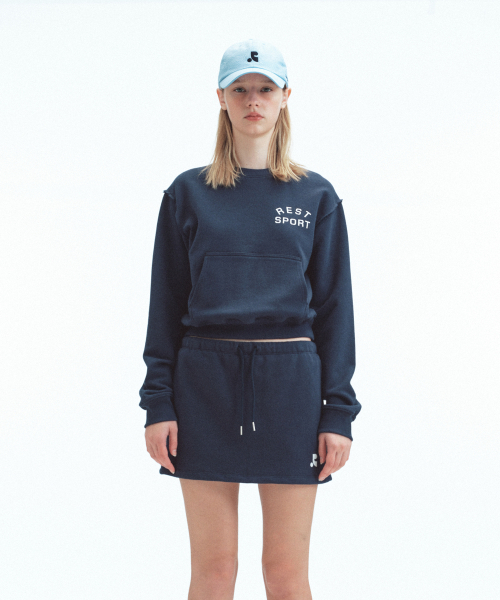 Rest&Recreation(レストアンドレクリエーション)の「POCKET SWEATSHIRT - NAVY(スウェット・レディース・その他・ONE)」の3枚目の写真