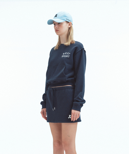 Rest&Recreation(レストアンドレクリエーション)の「POCKET SWEATSHIRT - NAVY(スウェット・レディース・その他・ONE)」の4枚目の写真