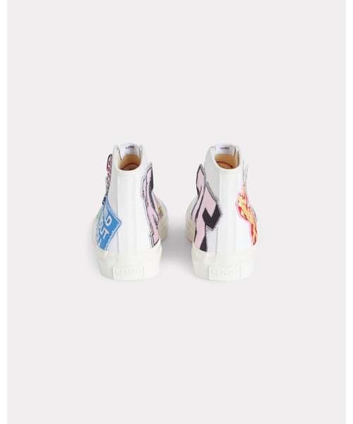 KENZO（ケンゾー）の「'KENZO Hoshi' ハイトップ スニーカー イン コットンキャンバス（スニーカー・レディース・マルチ・37/38/36）」の3枚目の写真