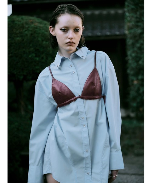 TAJEN:T】REVERSIBLE BUSTIER SET SHIRT/リバーシブルビスチェ セット