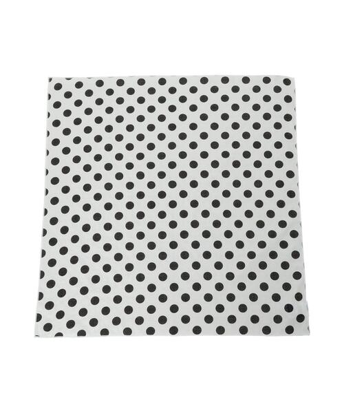 Te chichi（テチチ）の「ドット柄コットンスカーフ（ネックレス・レディース・オフホワイト/ネイビー・F）」の7枚目の写真