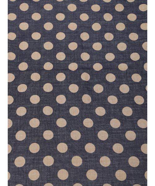Te chichi（テチチ）の「ドット柄コットンスカーフ（ネックレス・レディース・オフホワイト/ネイビー・F）」の10枚目の写真