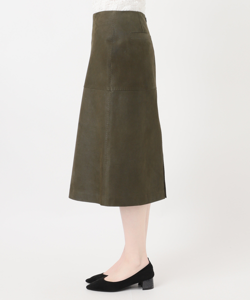 IENA LA BOUCLE（イエナラブークル）の「IENA LA BOUCLE GOATLEATHER スカート（スカート・レディース・ナチュラル/カーキ・36/38）」の11枚目の写真