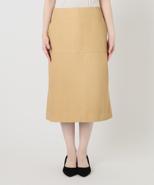 IENA LA BOUCLE（イエナラブークル）の「IENA LA BOUCLE GOATLEATHER スカート（スカート・レディース・ナチュラル/カーキ・36/38）」の21枚目の写真