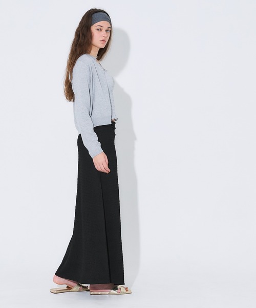 coca(coca)(コカ)の「シボシャーリングスカート(スカート・レディース・ブラウン/ブラック・S/L/M)」の13枚目の写真