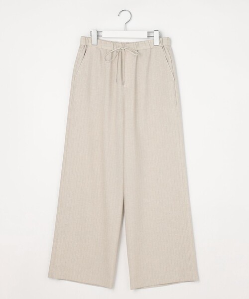 J.PRESS（ジェイプレス）の「ペンシル SLUB STRIPE ワイド イージー パンツ（その他パンツ・レディース・アイボリー系1・T15/T13/T17）」の12枚目の写真