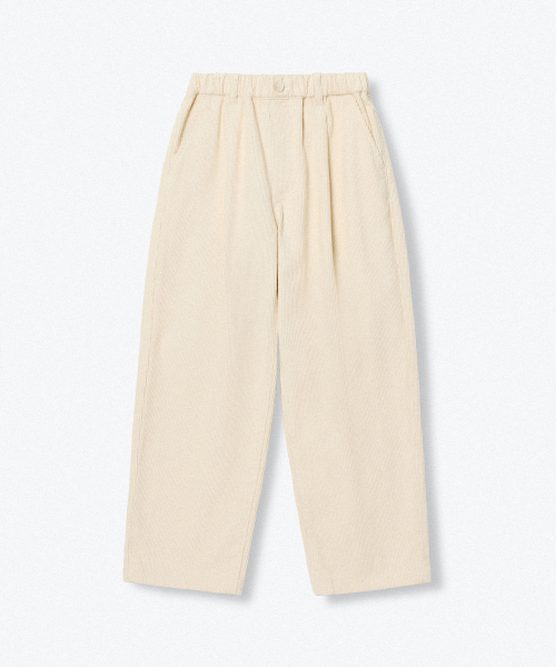 MUSINSA STANDARD KIDS（ムシンサスタンダードキッズ）の「レギュラーフィットバンディングコーデュロイパンツ[クリーム]（その他パンツ・レディース・その他・100/110/160/150/140/130/120）」の3枚目の写真