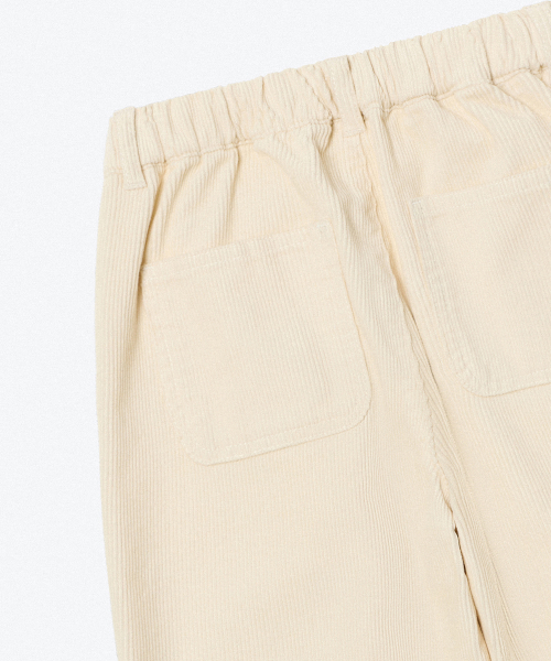 MUSINSA STANDARD KIDS（ムシンサスタンダードキッズ）の「レギュラーフィットバンディングコーデュロイパンツ[クリーム]（その他パンツ・レディース・その他・100/110/160/150/140/130/120）」の6枚目の写真