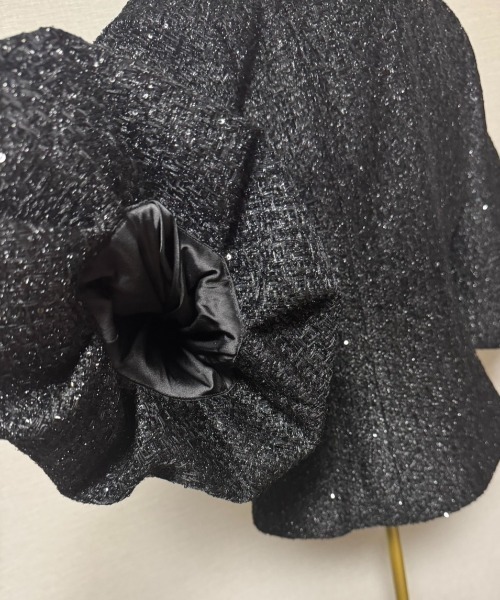 Lana821(ラナハニー)の「立体バルーンスリーブ ノーカラージャケット(ノーカラージャケット・レディース・ゴールド/ブラック/シルバー・S/M)」の7枚目の写真