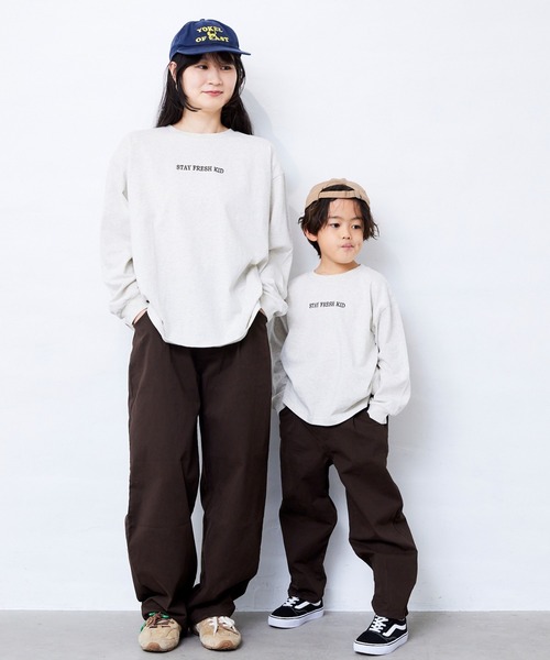 Fluffy BROTHERS（フラッフィーブラザーズ）の「タックパンツ（大人サイズ）（デニムパンツ・レディース・ブルー/ブラウン・XL/L/M）」の14枚目の写真