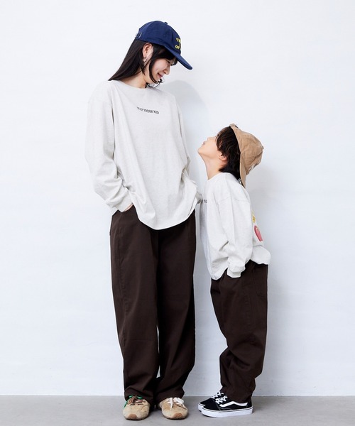 Fluffy BROTHERS（フラッフィーブラザーズ）の「タックパンツ（大人サイズ）（デニムパンツ・レディース・ブルー/ブラウン・XL/L/M）」の15枚目の写真