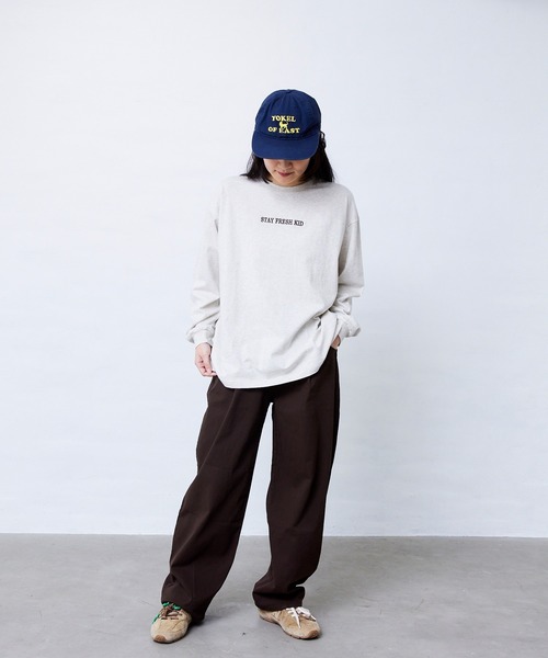 Fluffy BROTHERS（フラッフィーブラザーズ）の「タックパンツ（大人サイズ）（デニムパンツ・レディース・ブルー/ブラウン・XL/L/M）」の19枚目の写真