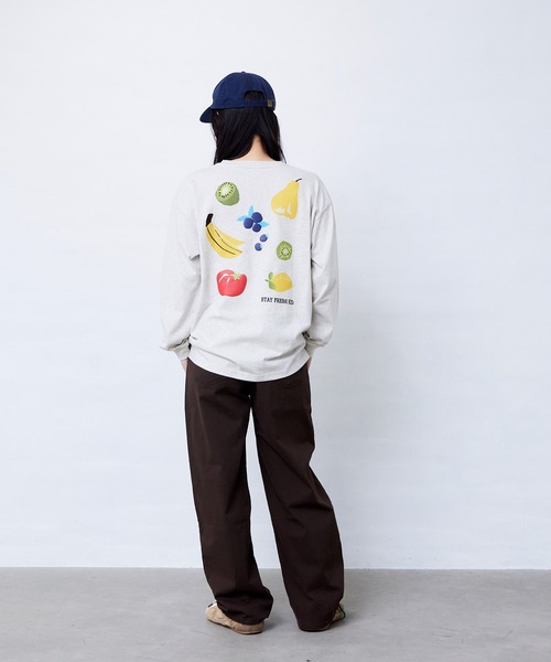 Fluffy BROTHERS（フラッフィーブラザーズ）の「タックパンツ（大人サイズ）（デニムパンツ・レディース・ブルー/ブラウン・XL/L/M）」の13枚目の写真