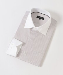 BLACK LABEL CRESTBRIDGE（ブラックレーベル・クレストブリッジ）の「【一部店舗限定】プレミアムギザクレリックストライプセミワイドカラーシャツ（シャツ/ブラウス）」