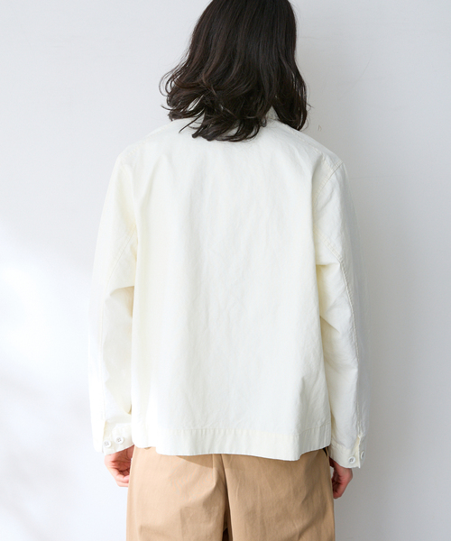 B.C STOCK（ベーセーストック）の「SCI-SCI グログランカバーオール（その他アウター・メンズ・アイボリー/ネイビー・LARGE/MEDIUM）」の7枚目の写真