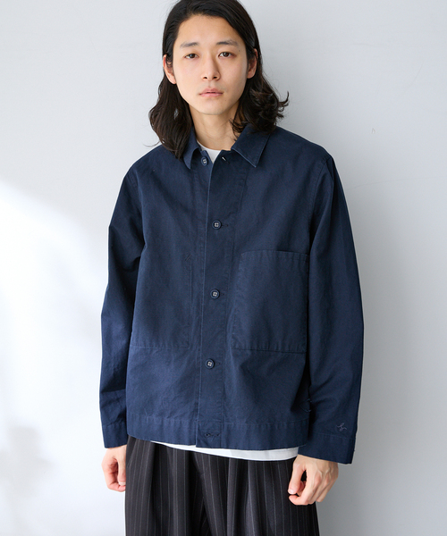 B.C STOCK（ベーセーストック）の「SCI-SCI グログランカバーオール（その他アウター・メンズ・アイボリー/ネイビー・LARGE/MEDIUM）」の9枚目の写真