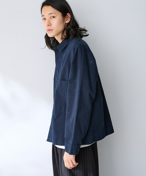 B.C STOCK（ベーセーストック）の「SCI-SCI グログランカバーオール（その他アウター・メンズ・アイボリー/ネイビー・LARGE/MEDIUM）」の10枚目の写真