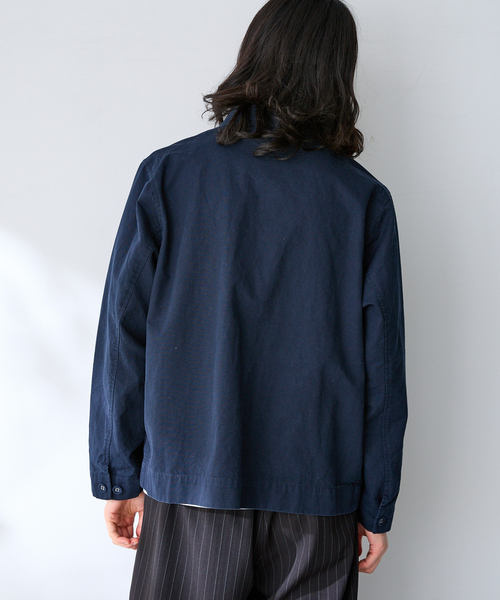 B.C STOCK（ベーセーストック）の「SCI-SCI グログランカバーオール（その他アウター・メンズ・アイボリー/ネイビー・LARGE/MEDIUM）」の11枚目の写真