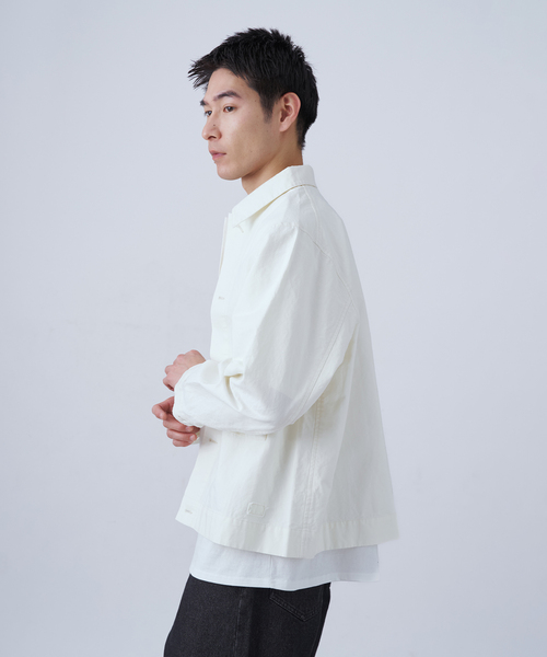 B.C STOCK（ベーセーストック）の「SCI-SCI グログランカバーオール（その他アウター・メンズ・アイボリー/ネイビー・LARGE/MEDIUM）」の15枚目の写真