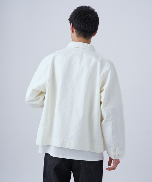 B.C STOCK（ベーセーストック）の「SCI-SCI グログランカバーオール（その他アウター・メンズ・アイボリー/ネイビー・LARGE/MEDIUM）」の16枚目の写真