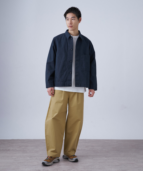 B.C STOCK（ベーセーストック）の「SCI-SCI グログランカバーオール（その他アウター・メンズ・アイボリー/ネイビー・LARGE/MEDIUM）」の17枚目の写真