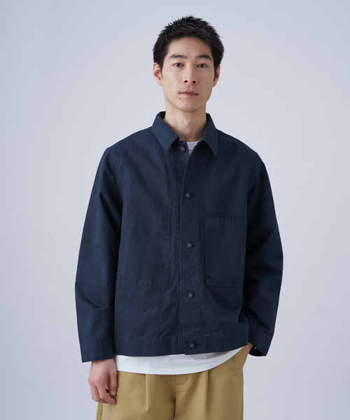 B.C STOCK（ベーセーストック）の「SCI-SCI グログランカバーオール（その他アウター・メンズ・アイボリー/ネイビー・LARGE/MEDIUM）」の19枚目の写真