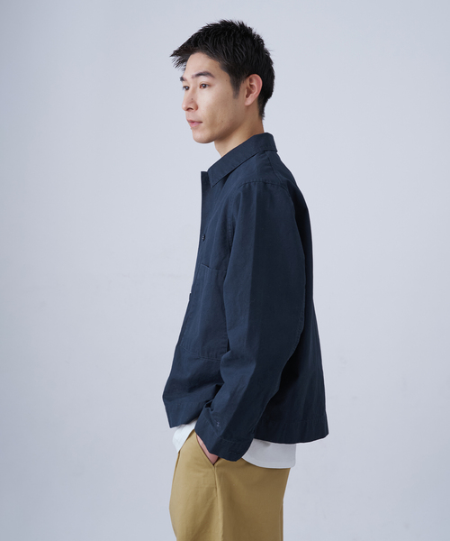 B.C STOCK（ベーセーストック）の「SCI-SCI グログランカバーオール（その他アウター・メンズ・アイボリー/ネイビー・LARGE/MEDIUM）」の20枚目の写真