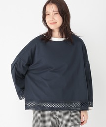 studio CLIP | レースドッキングプルオーバー(Tシャツ/カットソー)