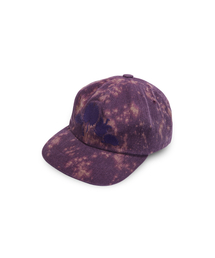 ANONIMO-A（アノーニモ）の「Flower embroidered Cap- Orchid Purple（キャップ）」