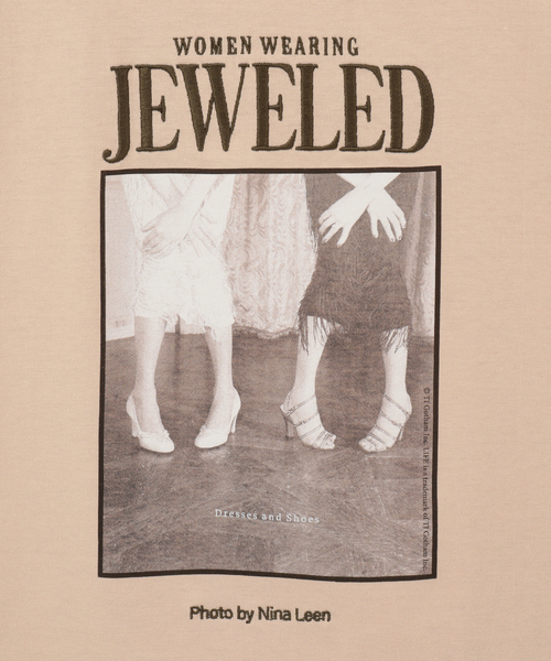 Tiara（ティアラ）の「【GOOD ROCK SPEED/グッドロックスピード】プリントTシャツ（Tシャツ/カットソー・レディース・ライトベージュ/ホワイト・FREE）」の7枚目の写真