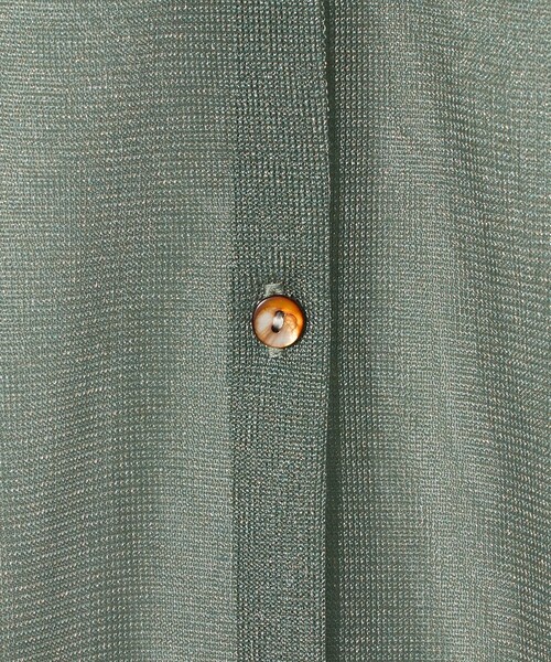 6（ロク）の「＜6(ROKU)＞ポリエステル シアー カーディガン（カーディガン/ボレロ・レディース・イエロー/ブラック/ライム・FREE）」の11枚目の写真