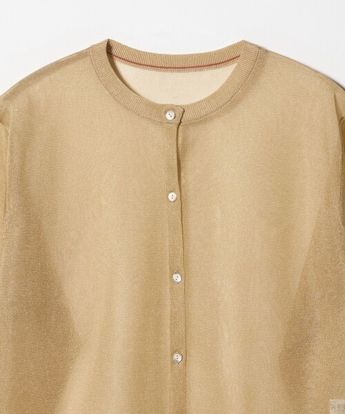 6（ロク）の「＜6(ROKU)＞ポリエステル シアー カーディガン（カーディガン/ボレロ・レディース・イエロー/ブラック/ライム・FREE）」の16枚目の写真