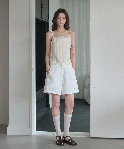 MICANE(ミケーネ)の「エズミレースポイントショートパンツ(その他パンツ・レディース・アイボリー/ブラック・SMALL/MEDIUM/LARGE/X-SMALL/XX-LARGE/X-LARGE)」の15枚目の写真