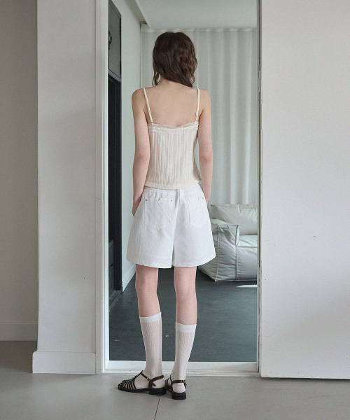 MICANE(ミケーネ)の「エズミレースポイントショートパンツ(その他パンツ・レディース・アイボリー/ブラック・SMALL/MEDIUM/LARGE/X-SMALL/XX-LARGE/X-LARGE)」の14枚目の写真