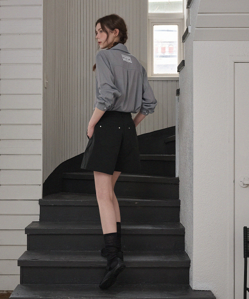 MICANE(ミケーネ)の「エズミレースポイントショートパンツ(その他パンツ・レディース・アイボリー/ブラック・SMALL/MEDIUM/LARGE/X-SMALL/XX-LARGE/X-LARGE)」の9枚目の写真