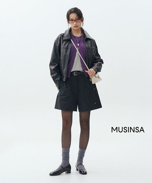 MICANE(ミケーネ)の「エズミレースポイントショートパンツ(その他パンツ・レディース・アイボリー/ブラック・SMALL/MEDIUM/LARGE/X-SMALL/XX-LARGE/X-LARGE)」の5枚目の写真