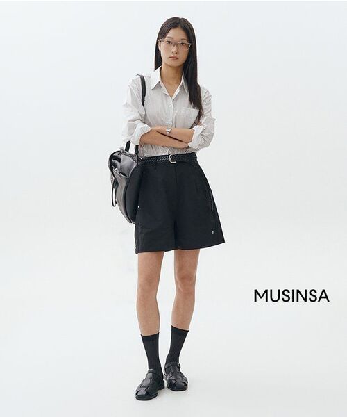 MICANE(ミケーネ)の「エズミレースポイントショートパンツ(その他パンツ・レディース・アイボリー/ブラック・SMALL/MEDIUM/LARGE/X-SMALL/XX-LARGE/X-LARGE)」の3枚目の写真