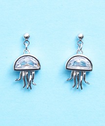 gargle（ガーグル）の「gargle ガーグル：海の生き物シリーズ　ストーンクラゲ　ピアス（ピアス（両耳用））」