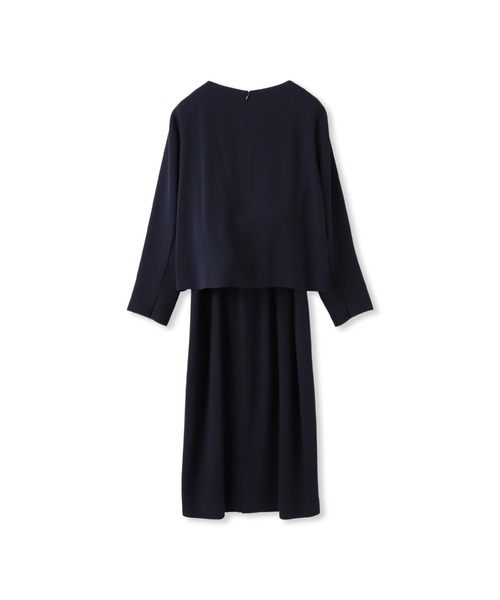 LAUTREAMONT（ロートレアモン）の「アチェローザバックサテンジョーゼットワンピース（ワンピース・レディース・ネイビー・9号/11号）」の4枚目の写真