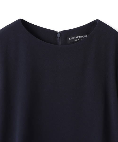 LAUTREAMONT（ロートレアモン）の「アチェローザバックサテンジョーゼットワンピース（ワンピース・レディース・ネイビー・9号/11号）」の5枚目の写真