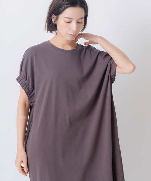 Kelen(ケレン)の「「KELEN / ケレン」裾プリーツドッキング コクーンシルエットワンピース(ワンピース・レディース・チャコールグレー/ブラック・M/S)」の11枚目の写真