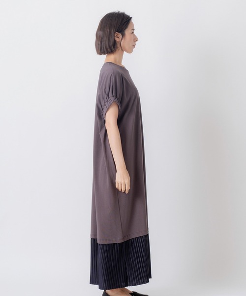 Kelen(ケレン)の「「KELEN / ケレン」裾プリーツドッキング コクーンシルエットワンピース(ワンピース・レディース・チャコールグレー/ブラック・M/S)」の20枚目の写真