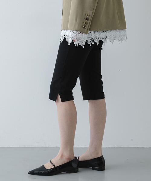 SENSE OF PLACE by URBAN RESEARCH（センスオブプレイスバイアーバンリサーチ）の「ストレッチカプリパンツ（その他パンツ・レディース・ブラック/ブラウン・SMALL/MEDIUM）」の8枚目の写真