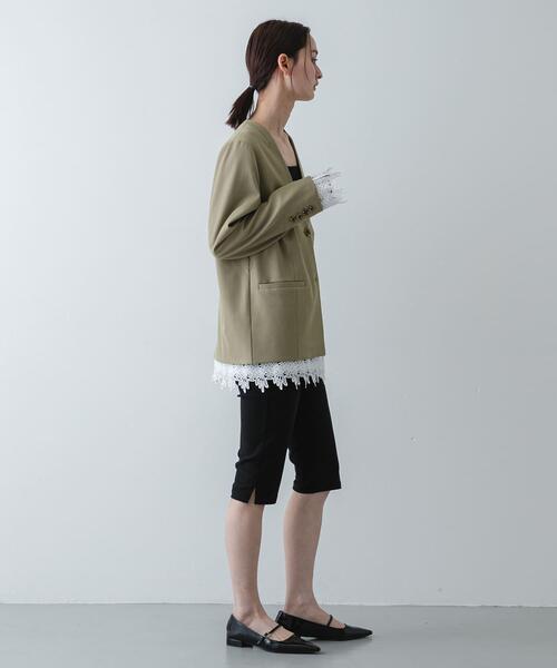 SENSE OF PLACE by URBAN RESEARCH（センスオブプレイスバイアーバンリサーチ）の「ストレッチカプリパンツ（その他パンツ・レディース・ブラック/ブラウン・SMALL/MEDIUM）」の12枚目の写真