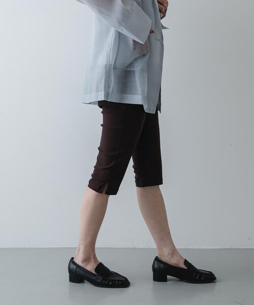 SENSE OF PLACE by URBAN RESEARCH（センスオブプレイスバイアーバンリサーチ）の「ストレッチカプリパンツ（その他パンツ・レディース・ブラック/ブラウン・SMALL/MEDIUM）」の17枚目の写真