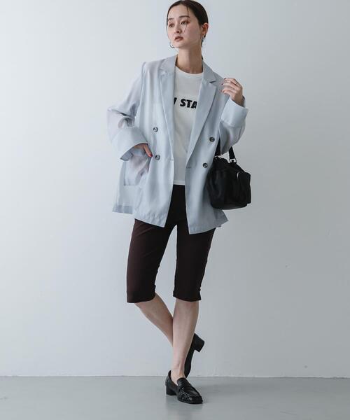 SENSE OF PLACE by URBAN RESEARCH（センスオブプレイスバイアーバンリサーチ）の「ストレッチカプリパンツ（その他パンツ・レディース・ブラック/ブラウン・SMALL/MEDIUM）」の20枚目の写真