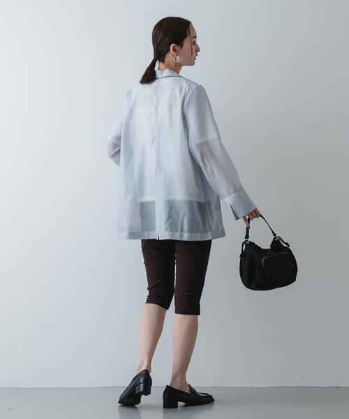 SENSE OF PLACE by URBAN RESEARCH（センスオブプレイスバイアーバンリサーチ）の「ストレッチカプリパンツ（その他パンツ・レディース・ブラック/ブラウン・SMALL/MEDIUM）」の22枚目の写真