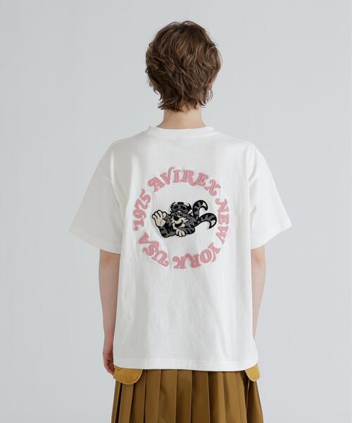 AVIREX(アヴィレックス)の「《直営店限定》S/S SAGARA CIRCLE LOGO T-SHIRT(Tシャツ/カットソー・レディース・ブラック/ネイビー/ホワイト・F)」の10枚目の写真
