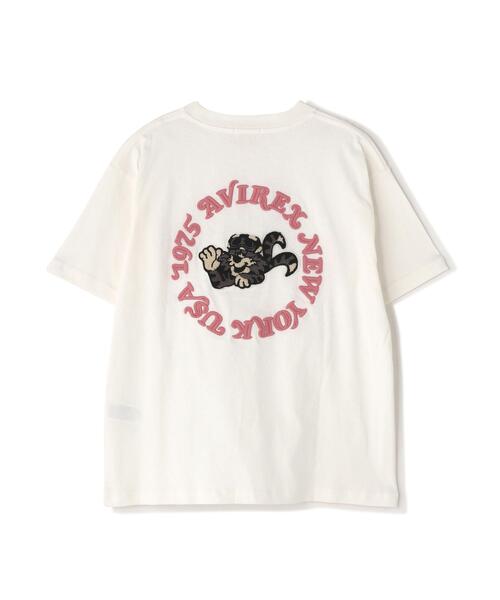 AVIREX(アヴィレックス)の「《直営店限定》S/S SAGARA CIRCLE LOGO T-SHIRT(Tシャツ/カットソー・レディース・ブラック/ネイビー/ホワイト・F)」の11枚目の写真