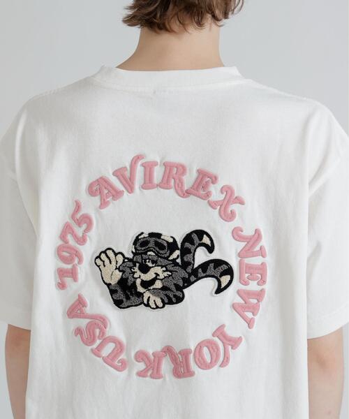 AVIREX(アヴィレックス)の「《直営店限定》S/S SAGARA CIRCLE LOGO T-SHIRT(Tシャツ/カットソー・レディース・ブラック/ネイビー/ホワイト・F)」の14枚目の写真